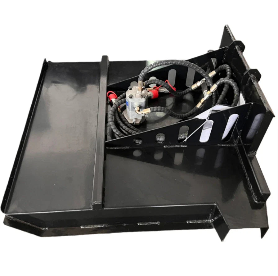 AGT 35in Mini Skid Steer Brush Cutter with 2 Blades Loader Attachments | M-RC