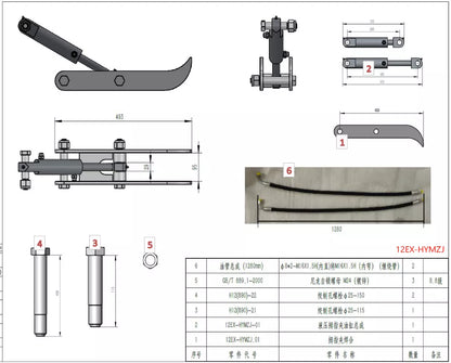 Hydraulic Thumb for 1 Ton MiniExcavator | 12EX-HYMZJIII